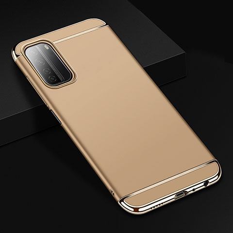 Coque Bumper Luxe Metal et Plastique Etui Housse T02 pour Huawei Nova 7 SE 5G Or