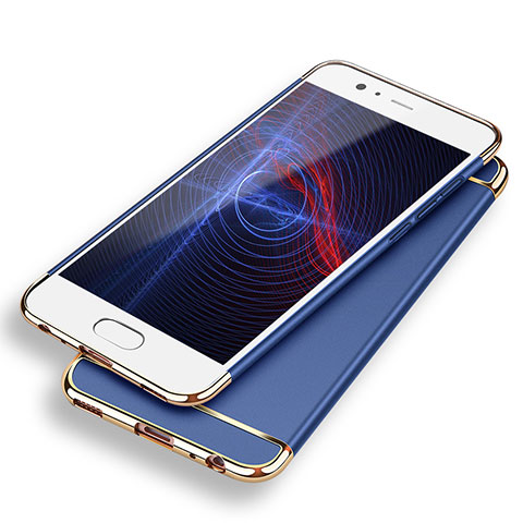 Coque Bumper Luxe Metal et Plastique M02 pour Huawei P9 Bleu