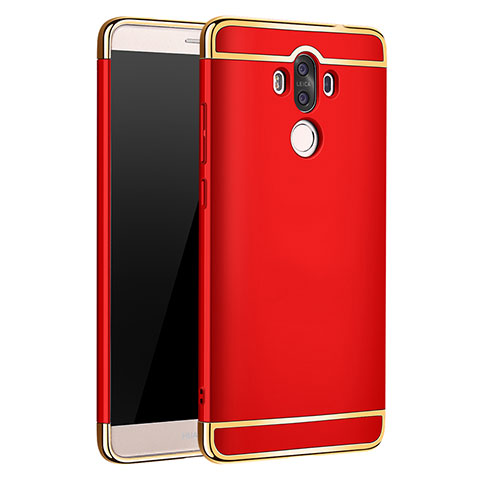 Coque Bumper Luxe Metal et Plastique pour Huawei Mate 9 Rouge