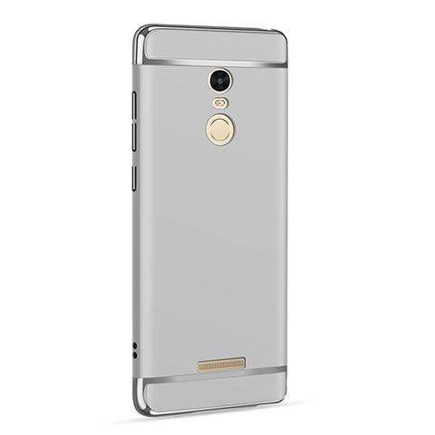 Coque Bumper Luxe Metal et Plastique pour Xiaomi Redmi Note 3 Pro Argent