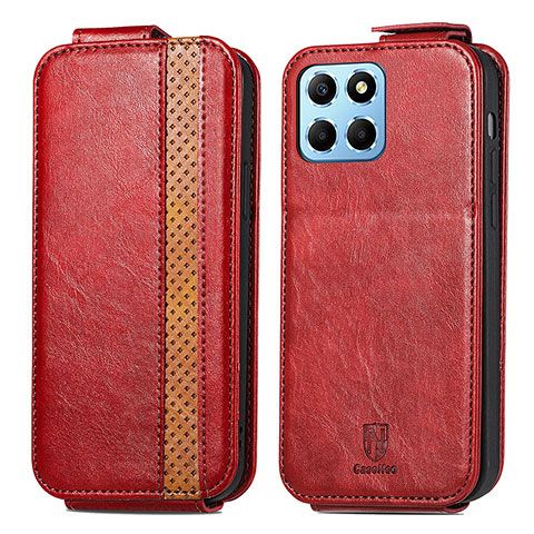 Coque Clapet Portefeuille Cuir S01D pour Huawei Honor 70 Lite 5G Rouge