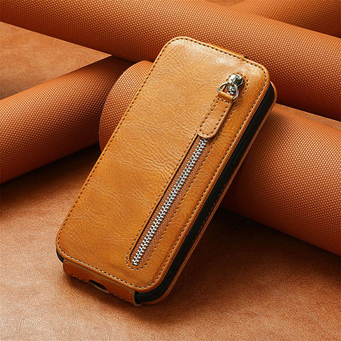 Coque Clapet Portefeuille Cuir S01D pour Xiaomi Mi 13 Ultra 5G Marron