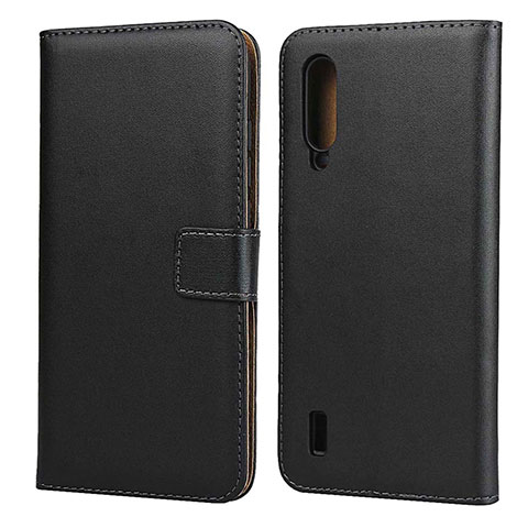 Coque Clapet Portefeuille Livre Cuir K01 pour Xiaomi Mi A3 Noir