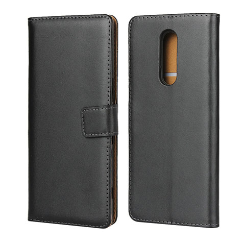 Coque Clapet Portefeuille Livre Cuir pour Sony Xperia 1 Noir