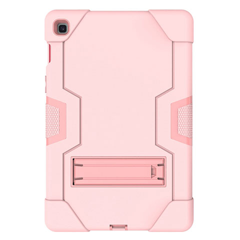 Coque Contour Silicone et Plastique Housse Etui Mat avec Support A03 pour Samsung Galaxy Tab S5e Wi-Fi 10.5 SM-T720 Or Rose