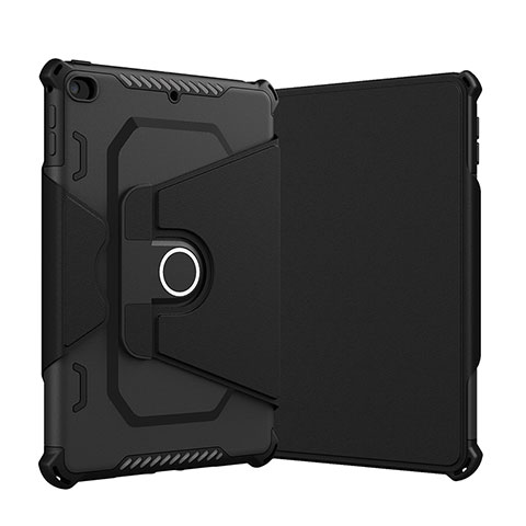 Coque Contour Silicone et Plastique Housse Etui Mat avec Support L05 pour Apple iPad Mini 5 (2019) Noir