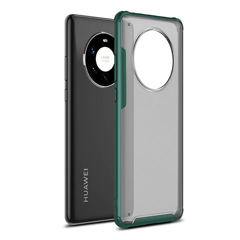 Coque Contour Silicone et Plastique Housse Etui Mat pour Huawei Mate 40 Pro+ Plus Vert