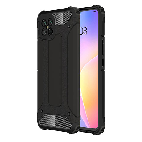 Coque Contour Silicone et Plastique Housse Etui Mat pour Huawei Nova 8 SE 5G Noir