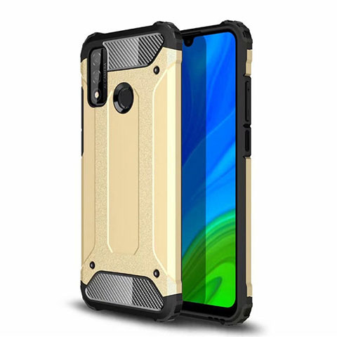 Coque Contour Silicone et Plastique Housse Etui Mat pour Huawei Nova Lite 3 Plus Or