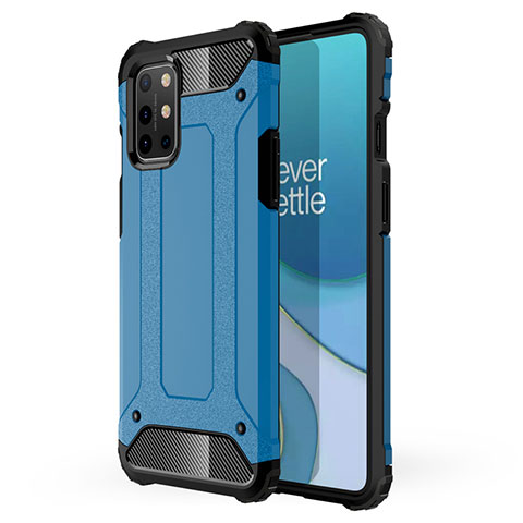 Coque Contour Silicone et Plastique Housse Etui Mat pour OnePlus 8T 5G Bleu Ciel