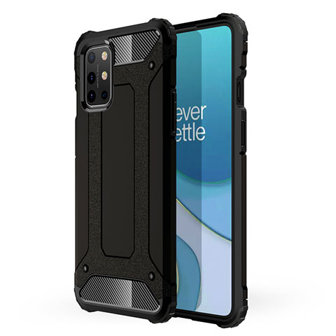 Coque Contour Silicone et Plastique Housse Etui Mat pour OnePlus 8T 5G Noir