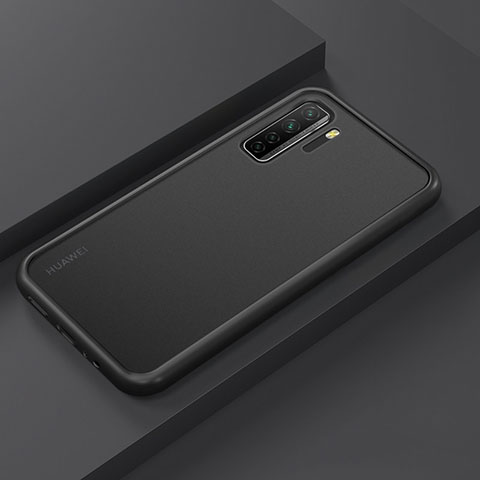 Coque Contour Silicone et Plastique Housse Etui Mat R01 pour Huawei Nova 7 SE 5G Noir