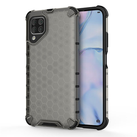 Coque Contour Silicone et Plastique Housse Etui Mat R02 pour Huawei Nova 6 SE Gris