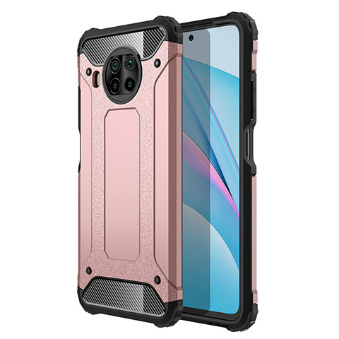 Coque Contour Silicone et Plastique Housse Etui Mat WL1 pour Xiaomi Mi 10T Lite 5G Or Rose