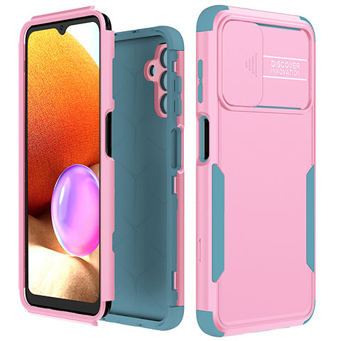 Coque Contour Silicone et Plastique Housse Etui Protection Integrale 360 Degres MQ1 pour Samsung Galaxy A13 5G Rose