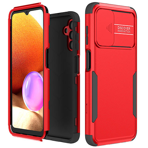 Coque Contour Silicone et Plastique Housse Etui Protection Integrale 360 Degres MQ1 pour Samsung Galaxy A13 5G Rouge