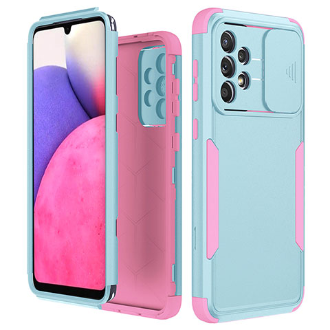 Coque Contour Silicone et Plastique Housse Etui Protection Integrale 360 Degres MQ1 pour Samsung Galaxy A33 5G Mixte