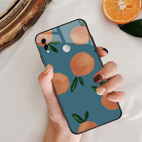 Coque Contour Silicone et Vitre Fruit Miroir pour Huawei Honor View 10 Lite Bleu