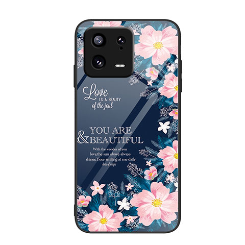 Coque Contour Silicone et Vitre Motif Fantaisie Miroir Etui Housse JM1 pour Xiaomi Mi 13 5G Colorful