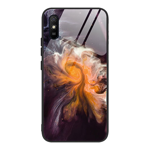 Coque Contour Silicone et Vitre Motif Fantaisie Miroir Etui Housse JM1 pour Xiaomi Redmi 9A Mixte