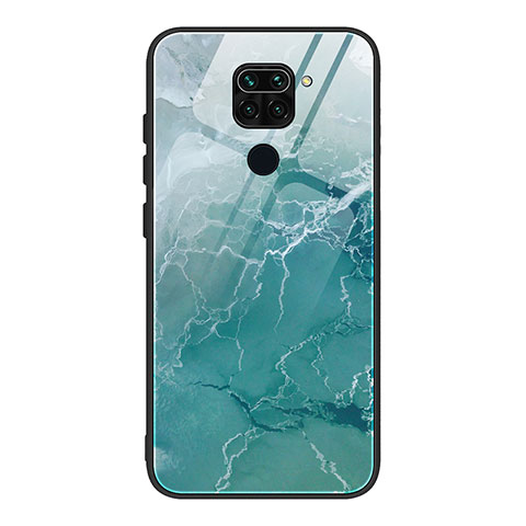 Coque Contour Silicone et Vitre Motif Fantaisie Miroir Etui Housse JM1 pour Xiaomi Redmi Note 9 Vert