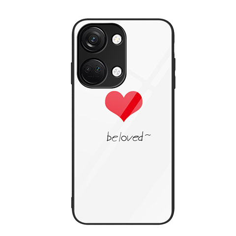 Coque Contour Silicone et Vitre Motif Fantaisie Miroir Etui Housse JM2 pour OnePlus Nord 3 5G Rose