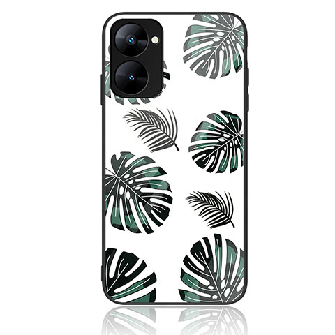 Coque Contour Silicone et Vitre Motif Fantaisie Miroir Etui Housse JM2 pour Realme Q5x 5G Pastel Vert