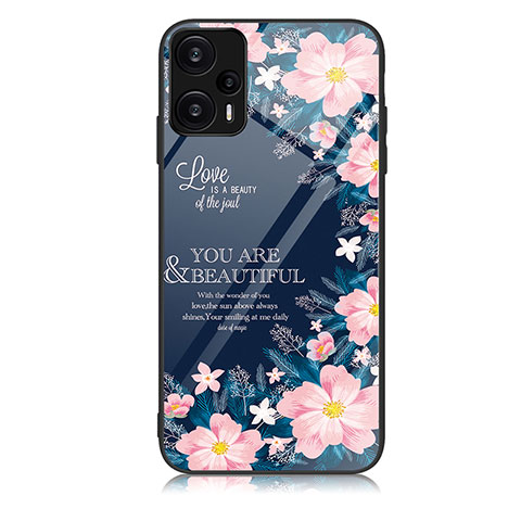 Coque Contour Silicone et Vitre Motif Fantaisie Miroir Etui Housse JM2 pour Xiaomi Poco F5 5G Rose