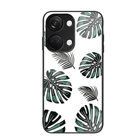 Coque Contour Silicone et Vitre Motif Fantaisie Miroir Etui Housse JM3 pour OnePlus Ace 2V 5G Vert