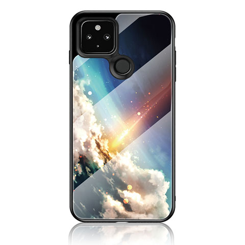 Coque Contour Silicone et Vitre Motif Fantaisie Miroir Etui Housse LS1 pour Google Pixel 5 XL 5G Mixte