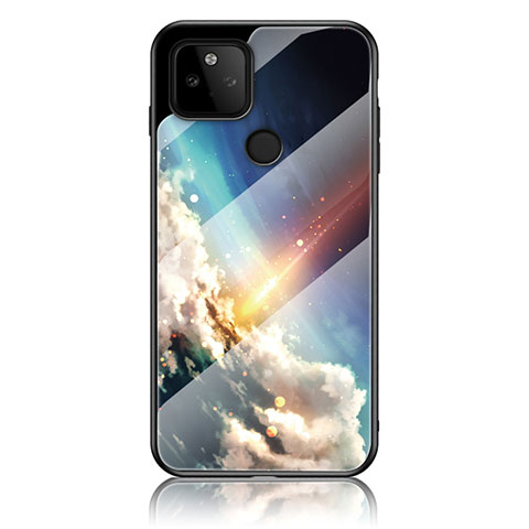 Coque Contour Silicone et Vitre Motif Fantaisie Miroir Etui Housse LS1 pour Google Pixel 5a 5G Mixte