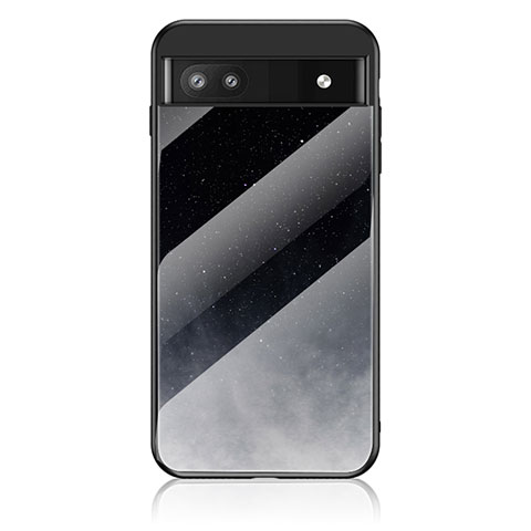 Coque Contour Silicone et Vitre Motif Fantaisie Miroir Etui Housse LS1 pour Google Pixel 6a 5G Gris