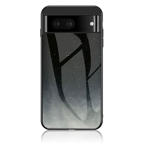 Coque Contour Silicone et Vitre Motif Fantaisie Miroir Etui Housse LS1 pour Google Pixel 7 5G Gris