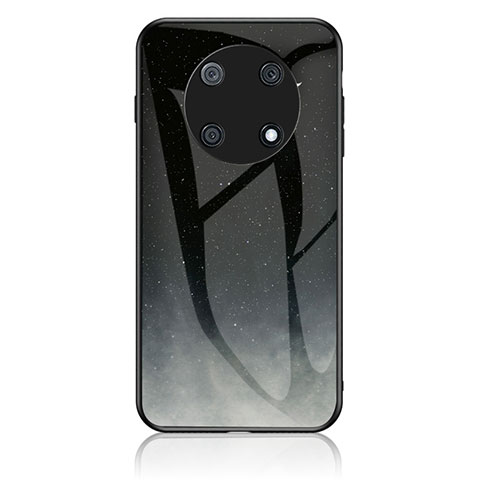 Coque Contour Silicone et Vitre Motif Fantaisie Miroir Etui Housse LS1 pour Huawei Enjoy 50 Pro Gris