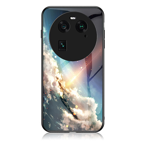 Coque Contour Silicone et Vitre Motif Fantaisie Miroir Etui Housse LS1 pour Oppo Find X6 Pro 5G Mixte