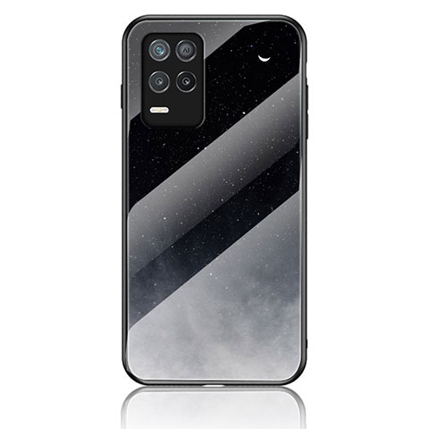 Coque Contour Silicone et Vitre Motif Fantaisie Miroir Etui Housse LS1 pour Realme 9 5G India Gris