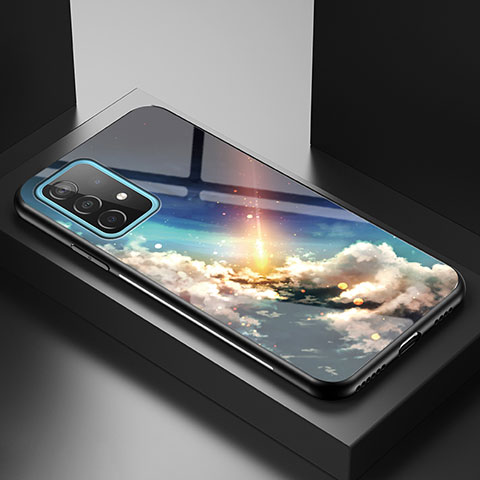 Coque Contour Silicone et Vitre Motif Fantaisie Miroir Etui Housse LS1 pour Samsung Galaxy A52 4G Mixte