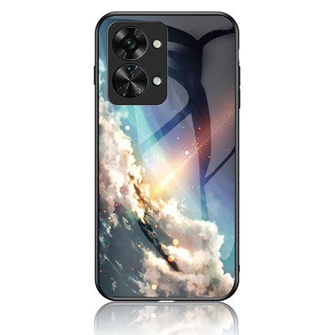 Coque Contour Silicone et Vitre Motif Fantaisie Miroir Etui Housse LS2 pour OnePlus Nord 2T 5G Mixte