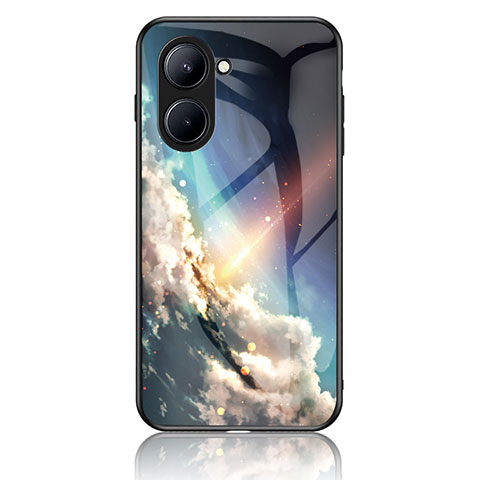 Coque Contour Silicone et Vitre Motif Fantaisie Miroir Etui Housse LS2 pour Realme C33 (2023) Mixte