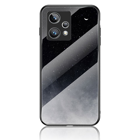 Coque Contour Silicone et Vitre Motif Fantaisie Miroir Etui Housse LS2 pour Realme Narzo 50 Pro 5G Gris