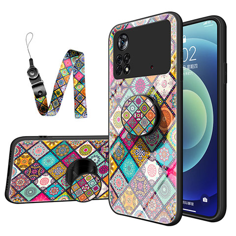 Coque Contour Silicone et Vitre Motif Fantaisie Miroir Etui Housse LS2 pour Xiaomi Redmi Note 11E Pro 5G Mixte