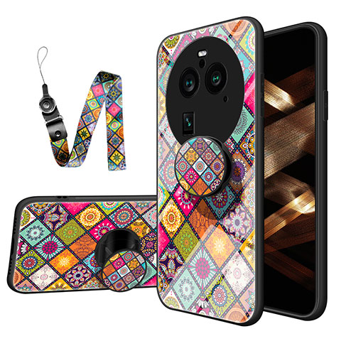 Coque Contour Silicone et Vitre Motif Fantaisie Miroir Etui Housse LS3 pour Oppo Find X6 5G Mixte