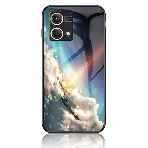 Coque Contour Silicone et Vitre Motif Fantaisie Miroir Etui Housse LS4 pour Oppo F21 Pro 4G Mixte