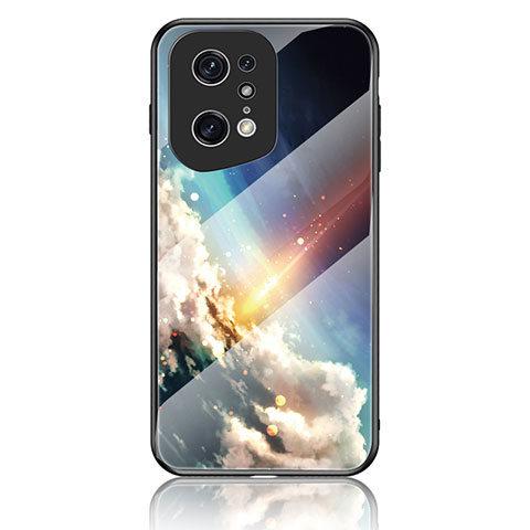 Coque Contour Silicone et Vitre Motif Fantaisie Miroir Etui Housse LS4 pour Oppo Find X5 Pro 5G Mixte