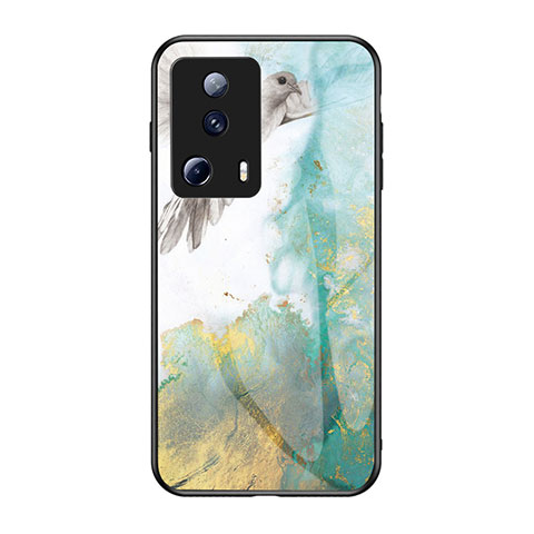 Coque Contour Silicone et Vitre Motif Fantaisie Miroir Etui Housse pour Xiaomi Mi 12 Lite NE 5G Vert