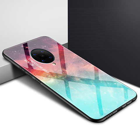 Coque Contour Silicone et Vitre Motif Fantaisie Miroir Etui Housse pour Xiaomi Redmi K30 Pro Zoom Mixte