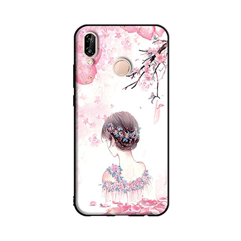 Coque Contour Silicone et Vitre Motif Fantaisie Miroir Etui Housse S01 pour Huawei Honor 10 Lite Rose