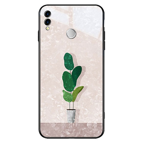 Coque Contour Silicone et Vitre Motif Fantaisie Miroir pour Huawei Honor View 10 Lite Vert