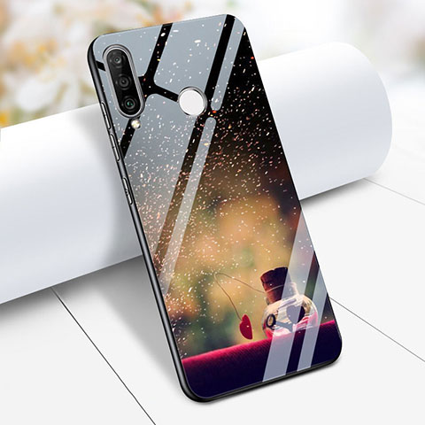 Coque Contour Silicone et Vitre Motif Fantaisie Miroir S03 pour Huawei Nova 4e Mixte