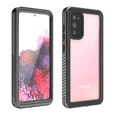 Coque Etanche Contour Silicone et Plastique Housse Etui Waterproof 360 Degres W01 pour Samsung Galaxy S20 FE (2022) 5G Noir